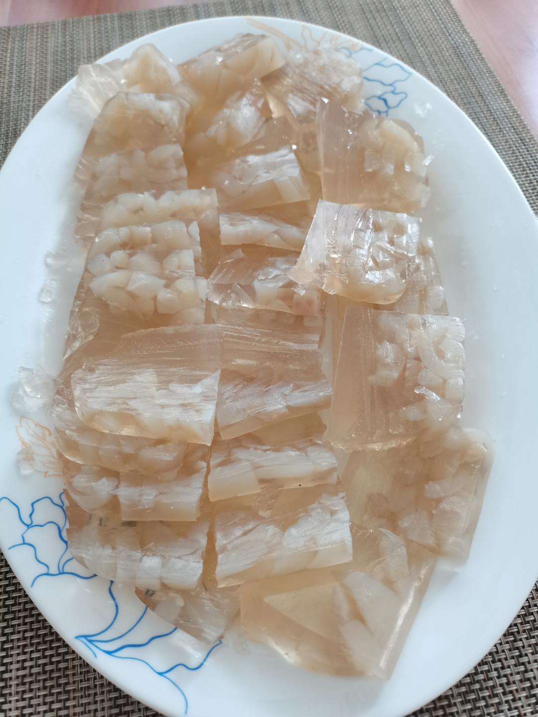 水晶肉皮冻