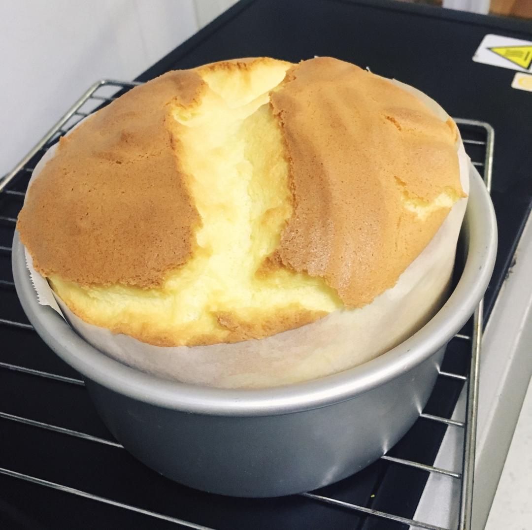 6寸原味戚风蛋糕