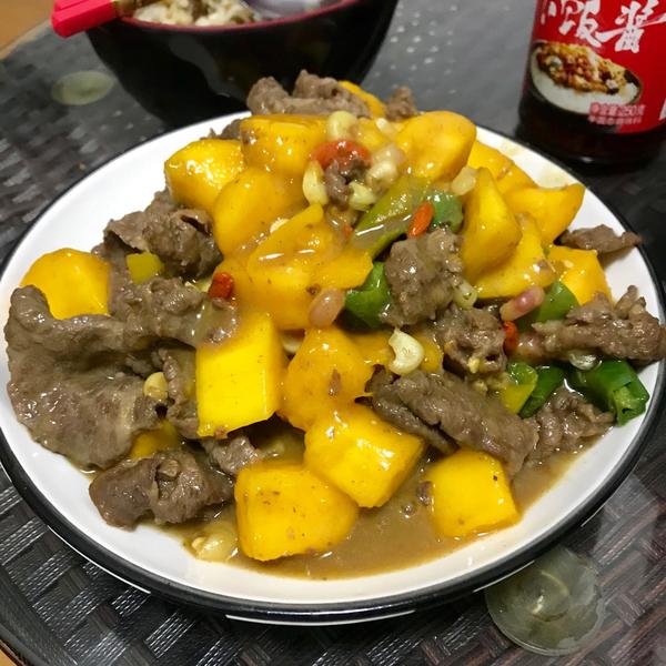 玉米牛肉芒果船