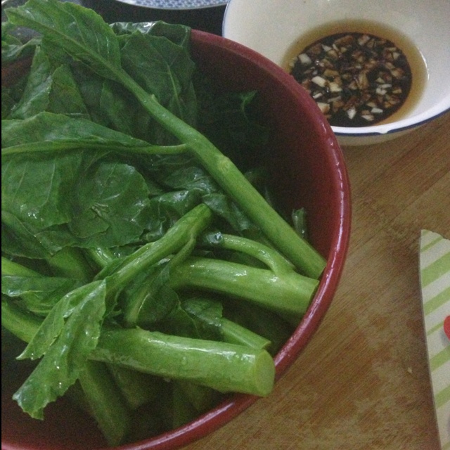 白灼芥兰