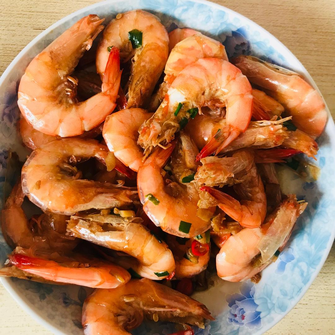 红烧基围虾
