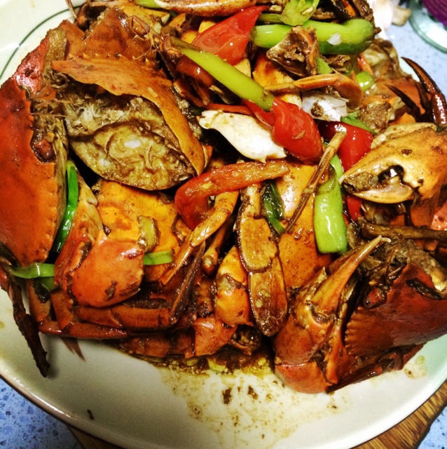 葱姜炒蟹