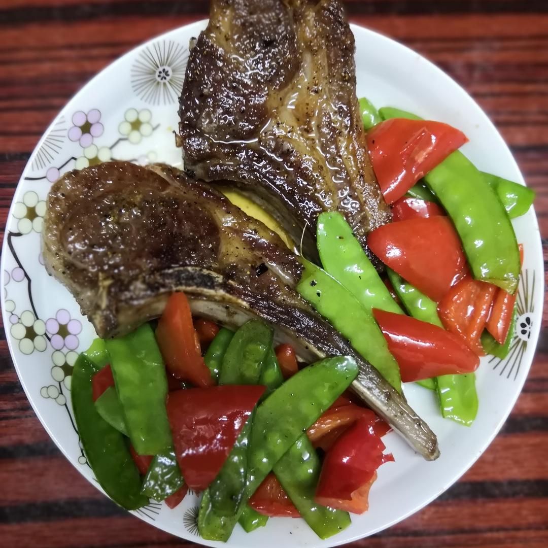 香煎羊排