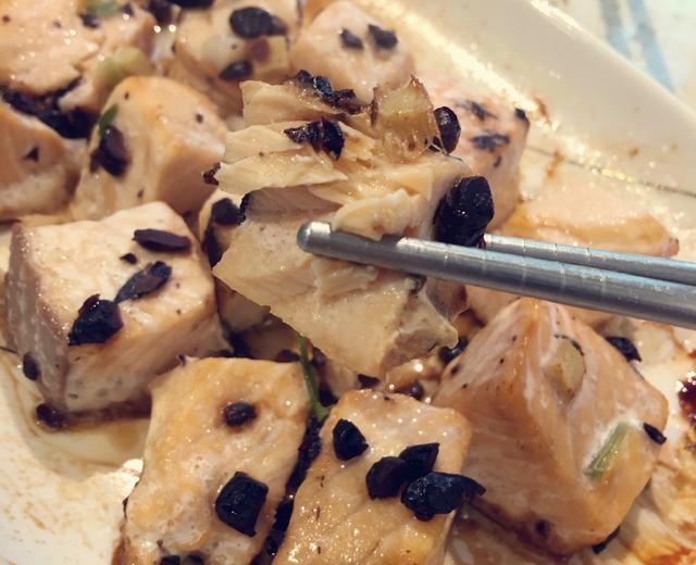 清蒸豆豉三文鱼-烤箱版的做法