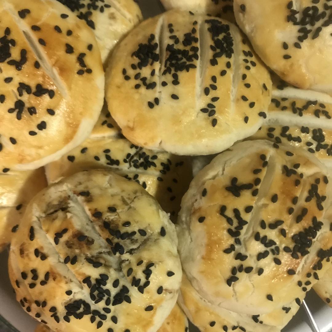 不用黄油猪油的酥皮绿豆饼