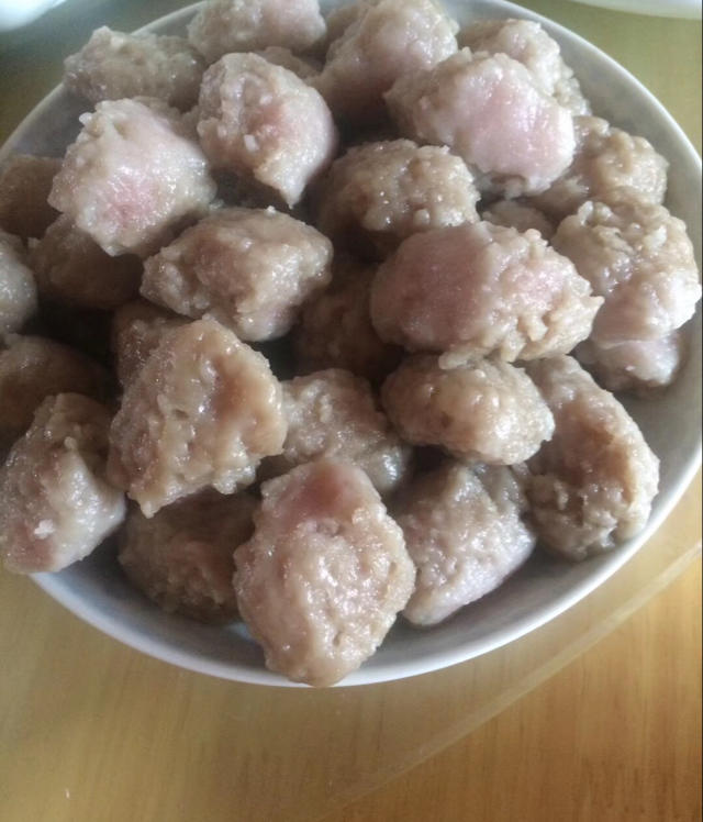 脆弹猪肉丸
