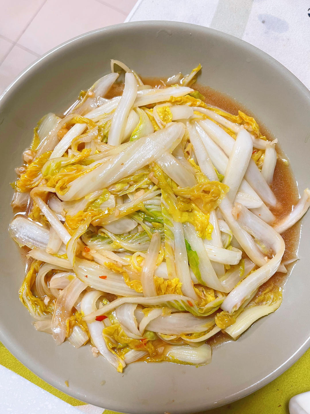酸爽开胃的酸辣娃娃菜（白菜）