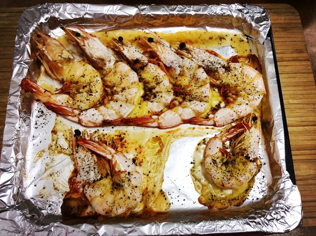 朗姆酒芝士焗虾