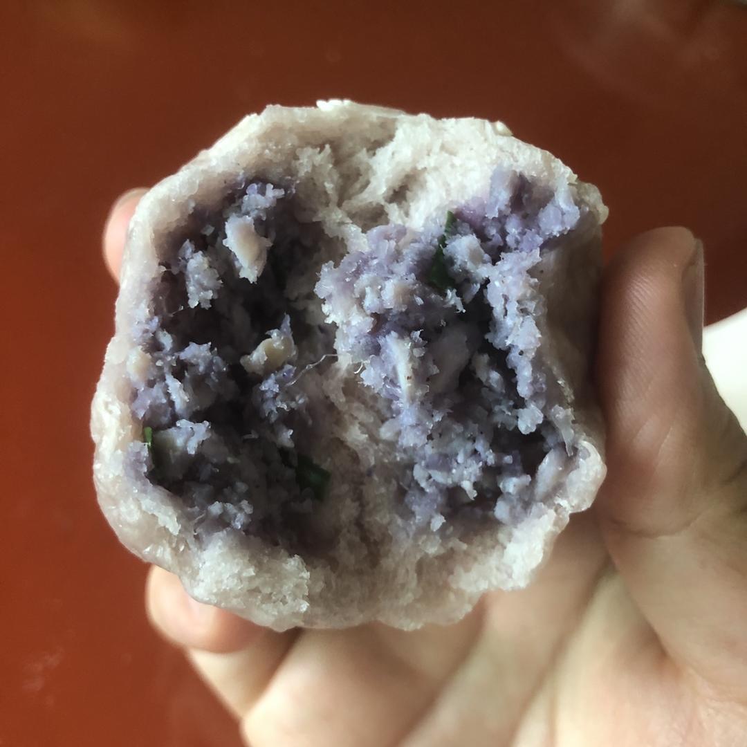 低脂减肥期间也可以吃包子之鸡胸肉紫甘蓝包子