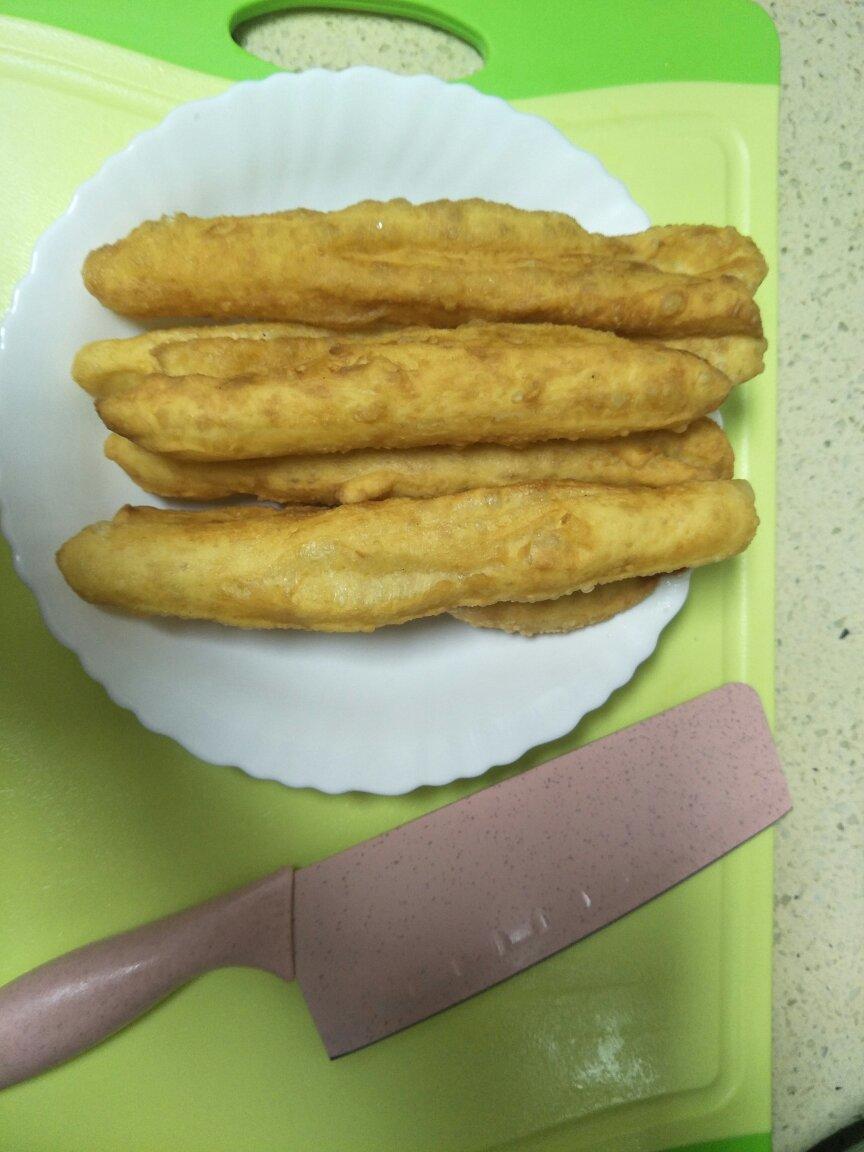 自制无泡打粉油条