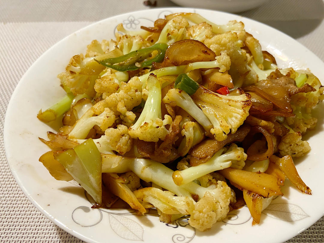 和饭店一个味道的干锅花菜