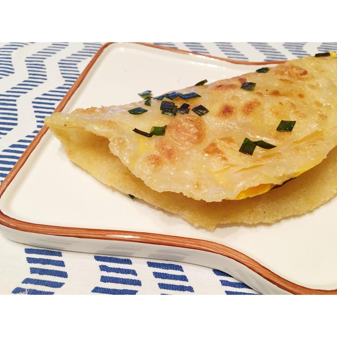 饺子皮葱油饼