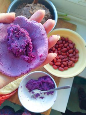 紫薯粘豆包的做法 步骤4
