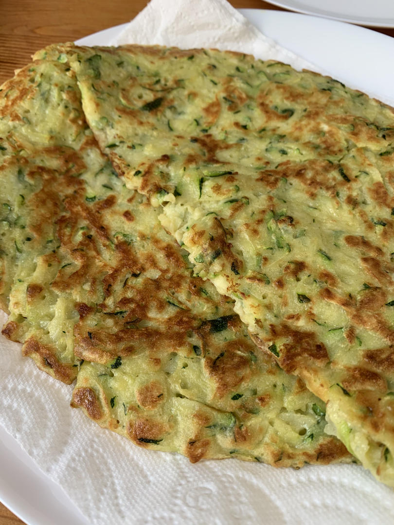 10分钟快手早餐～茭瓜丝饼