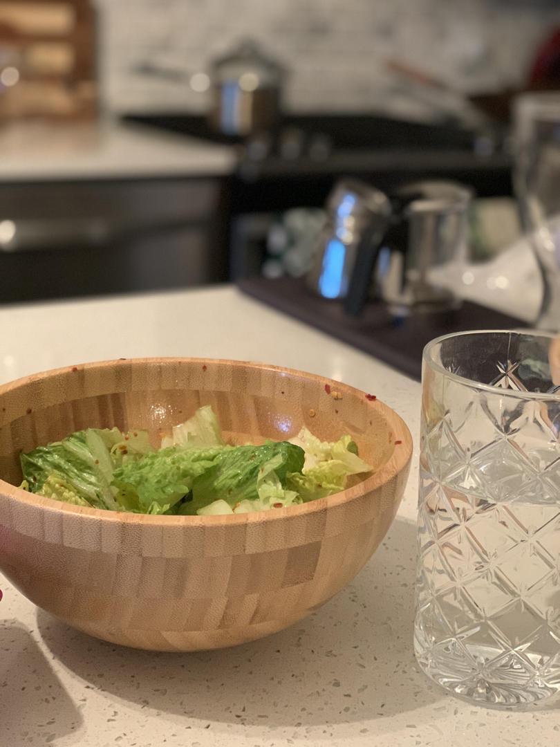 只有生菜的韩式生菜沙拉