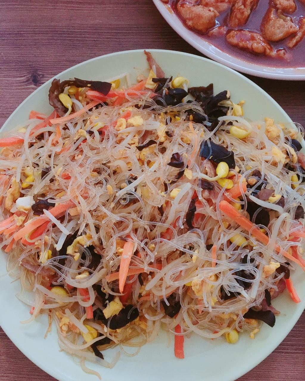 酒店版炒合菜