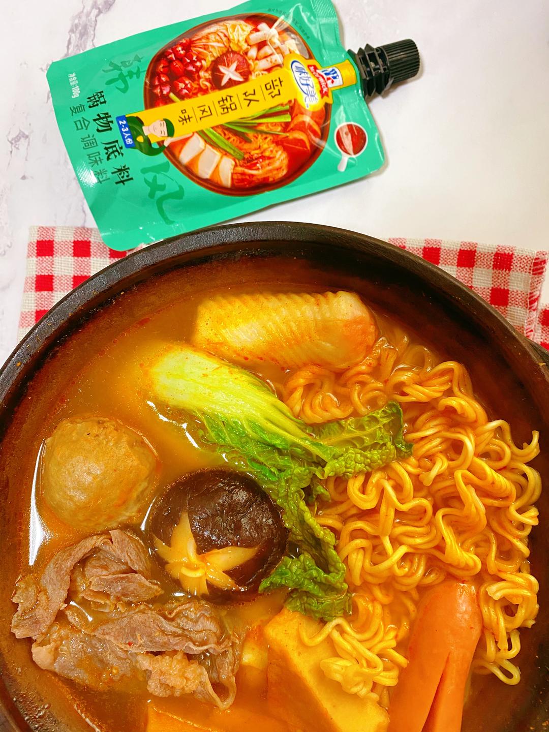 味好美部队锅的做法