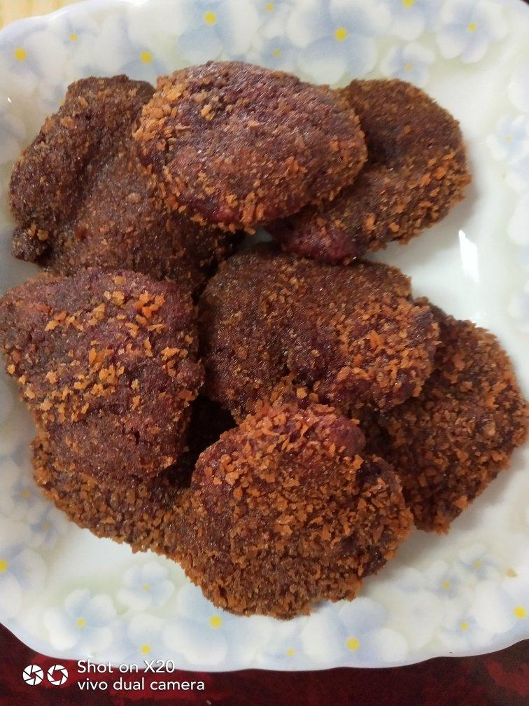 外酥里糯紫薯饼