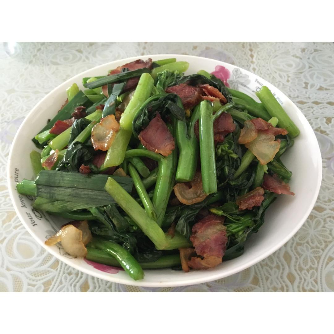 芥蓝炒腊肉