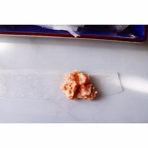 双食肉末香菇白萝卜卷的做法 步骤6