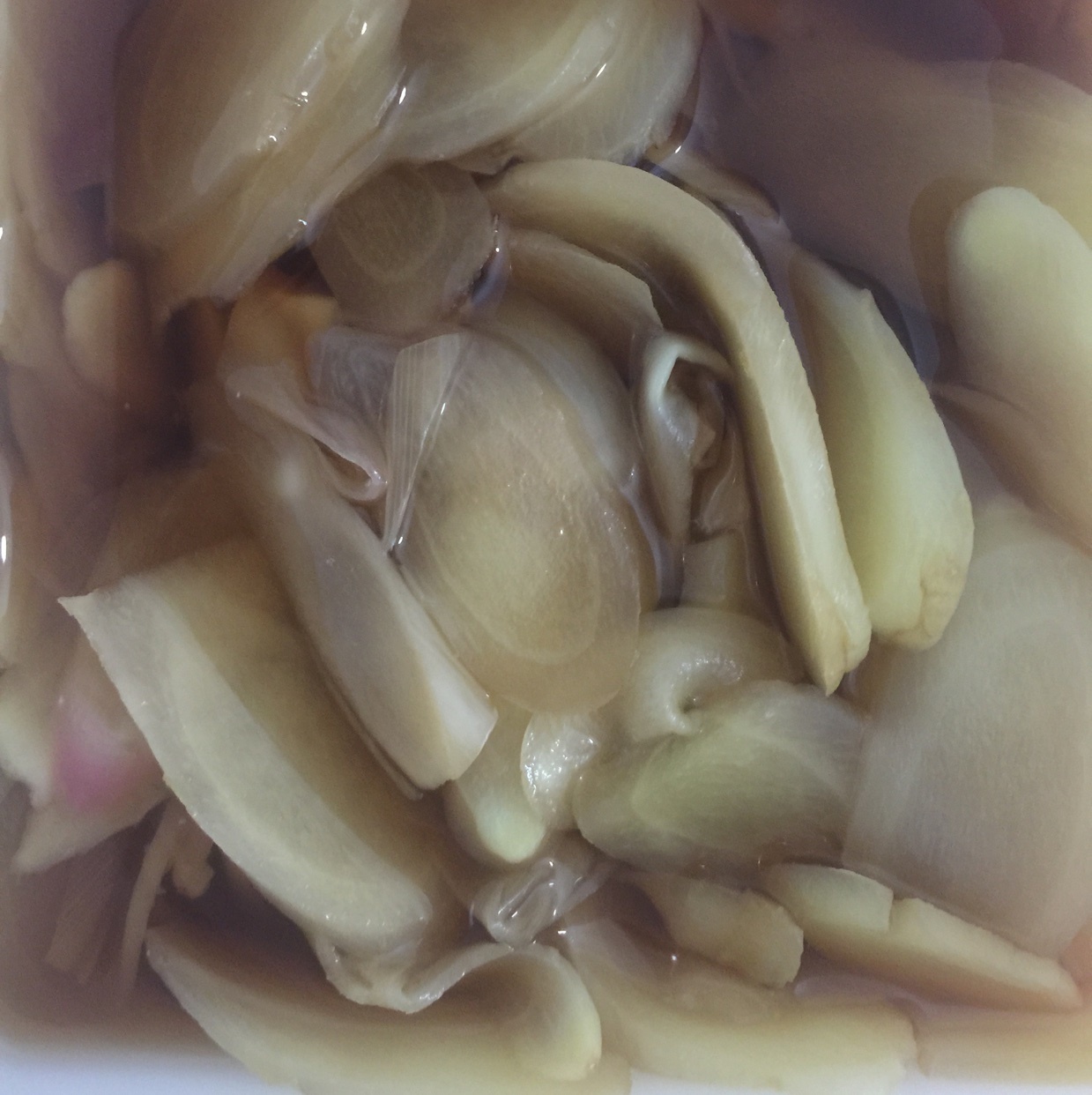 日本寿司店的泡姜