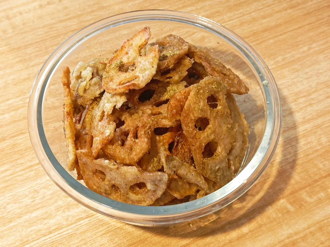 简单快手～炸素耦（外皮酥脆，藕清脆）