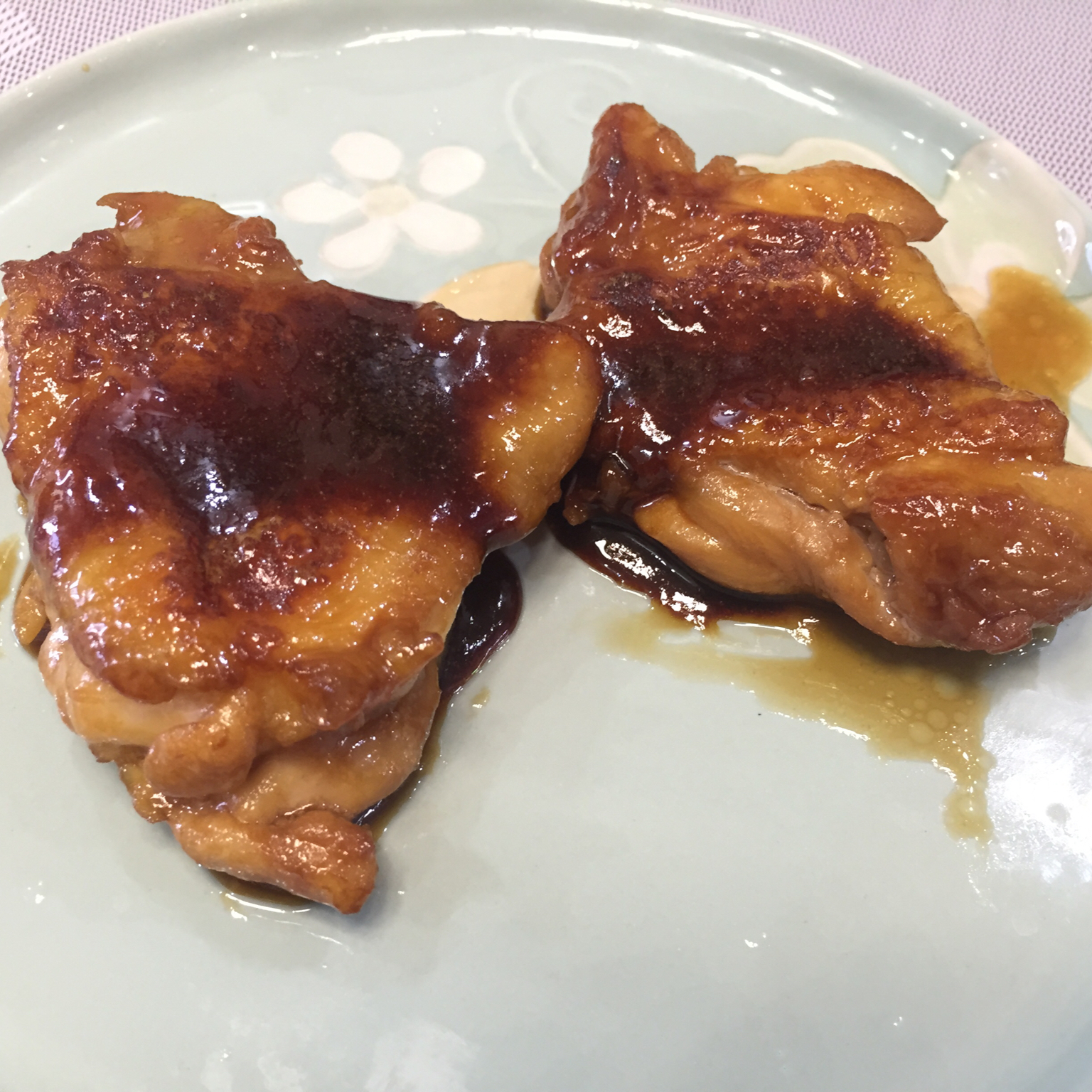 凉辰做的日式照烧鸡腿