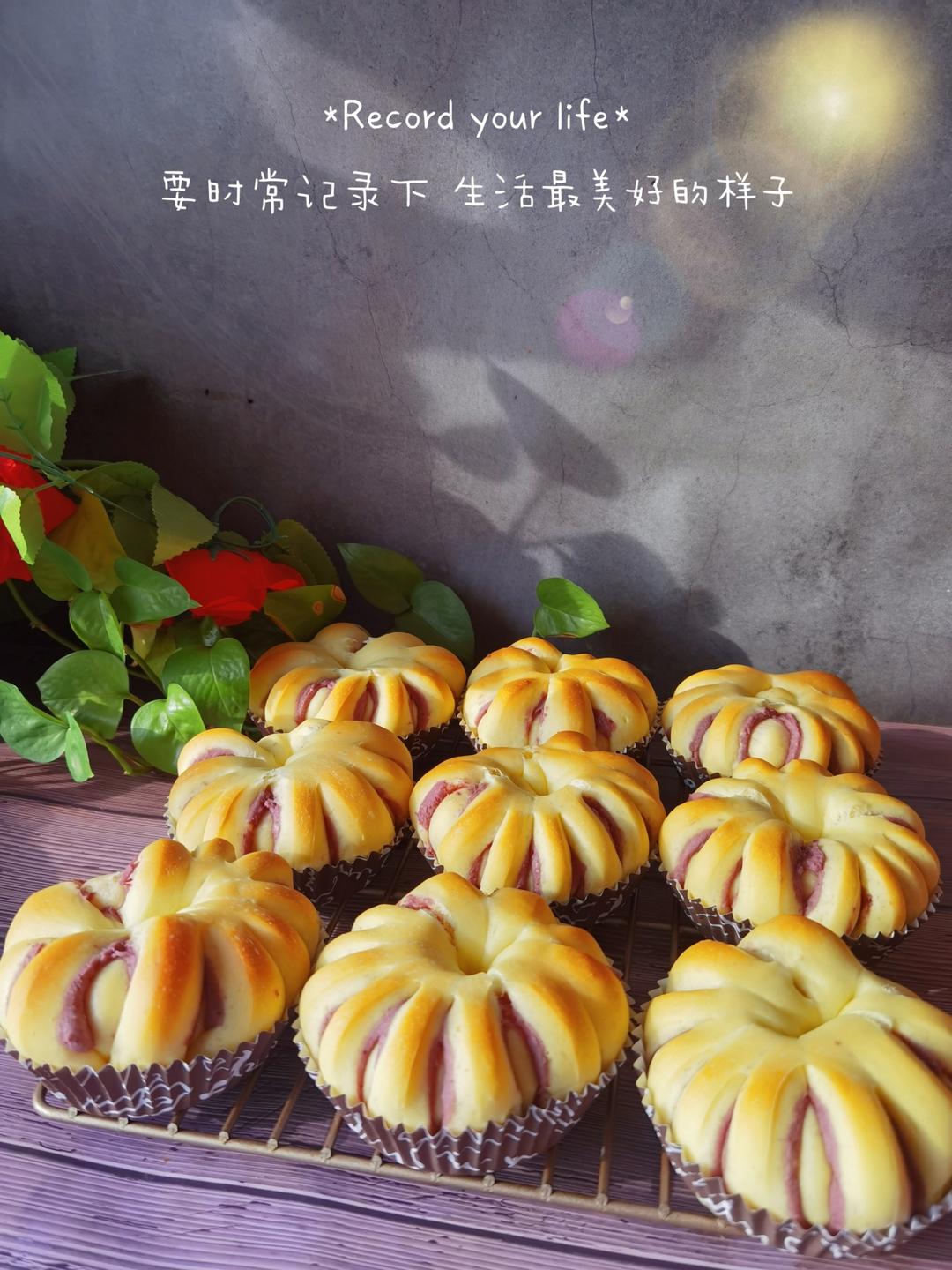 香芋皇冠面包，保存3天仍松软