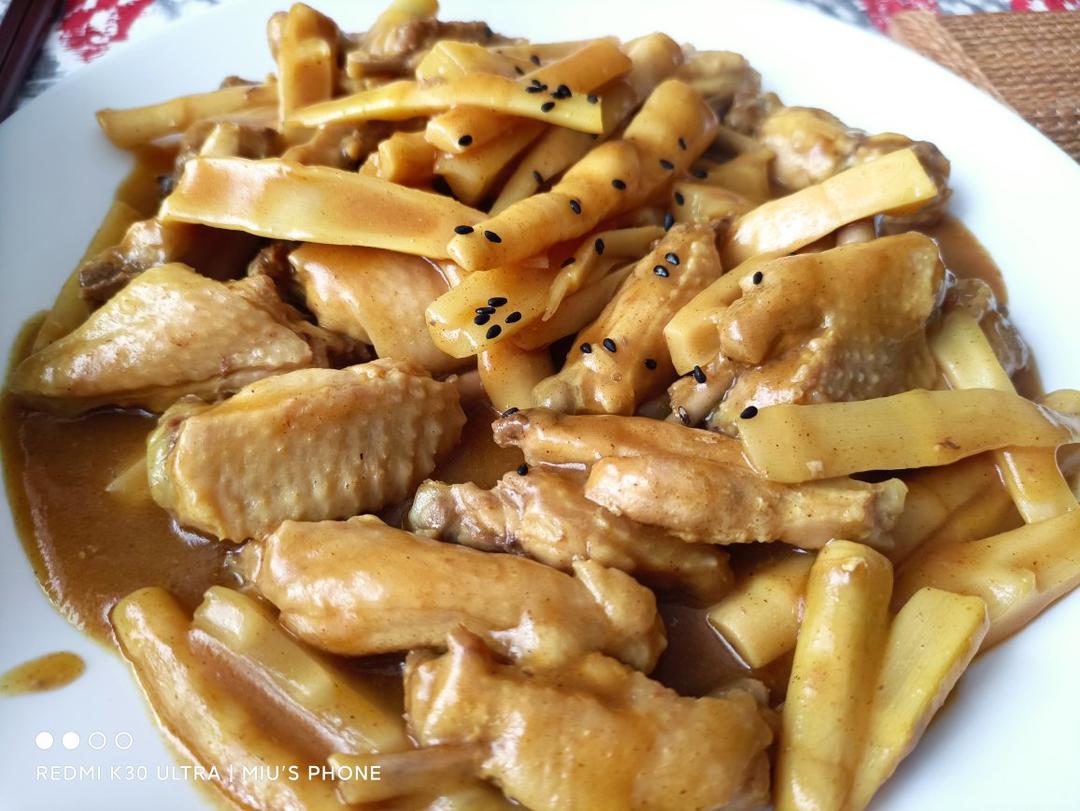咖喱鸡翅！王炸！我家猫都馋哭了！