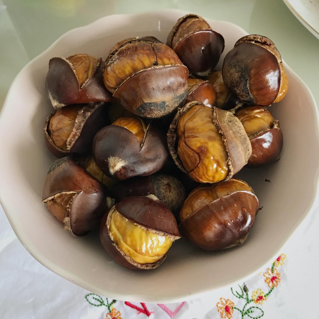烤箱版糖炒栗子