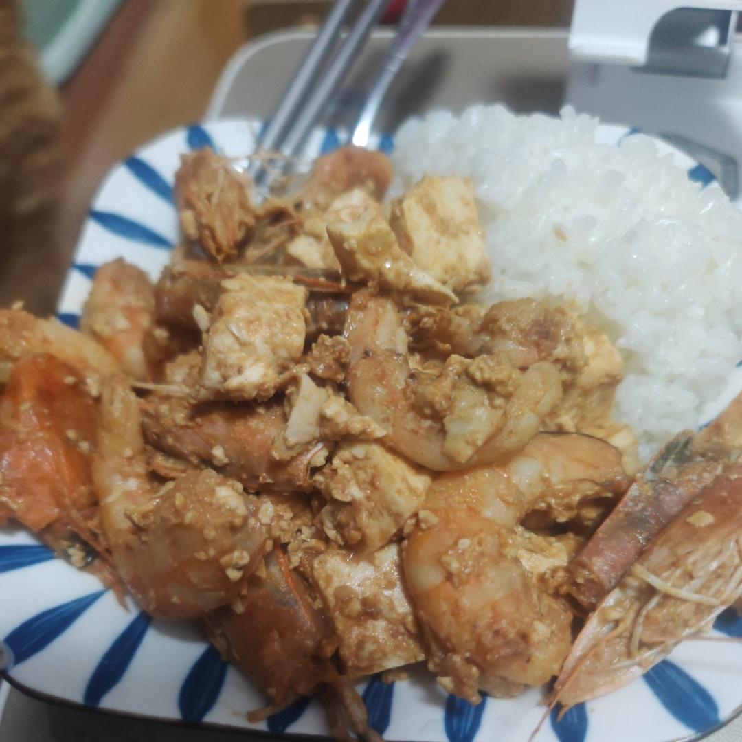 虾仁豆腐