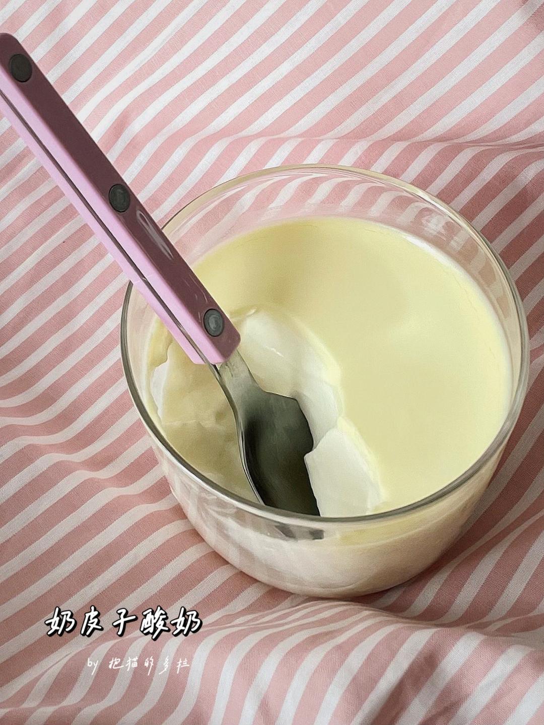 咋这么多人点名要奶皮子酸奶，哇，一吃被惊艳到了！值得~
