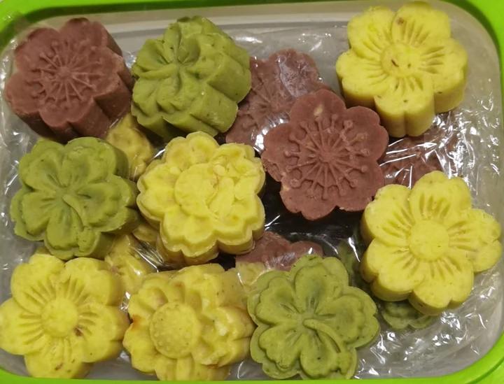 花式绿豆糕（不用破壁机）