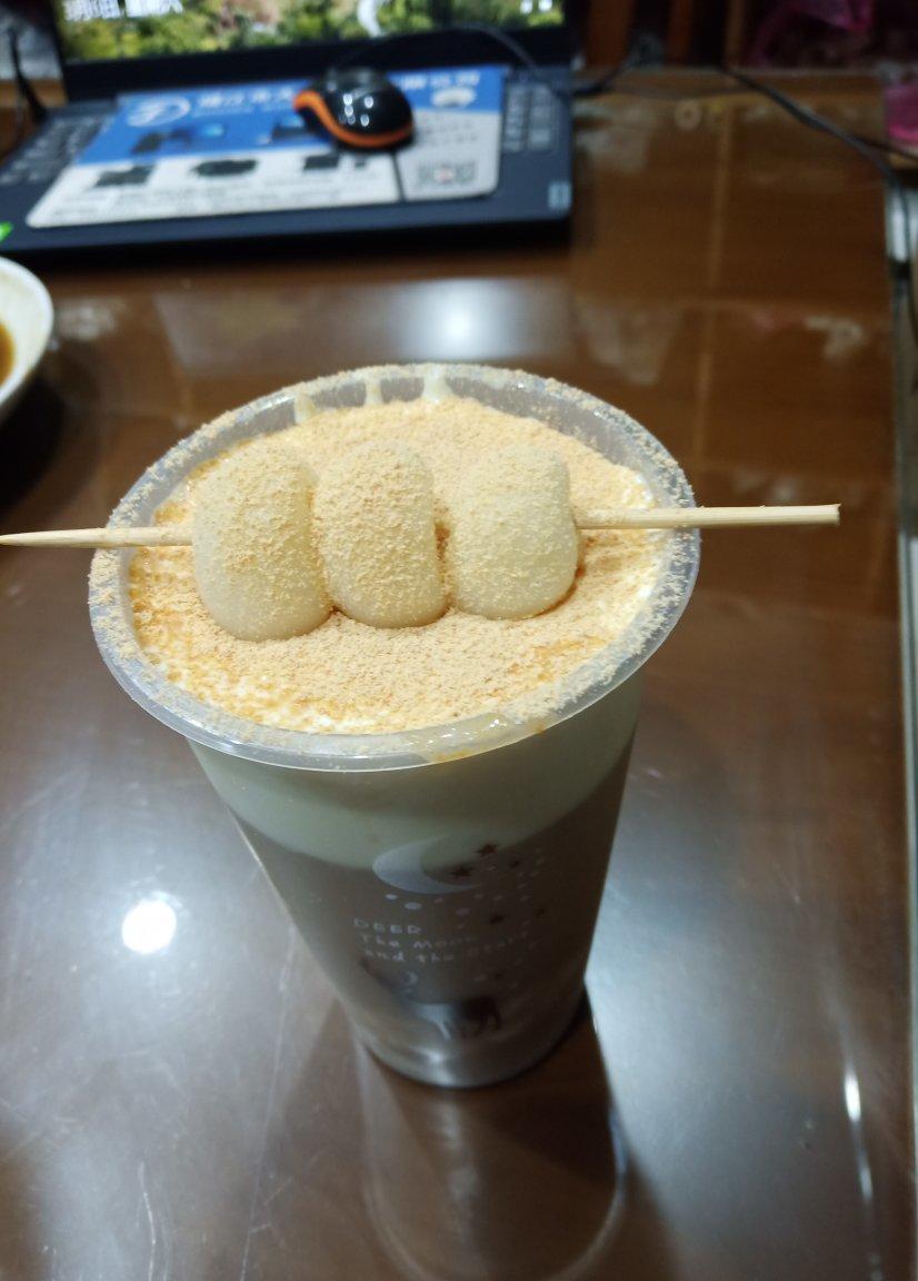 《Tinrry+》半仙豆夫喜茶的热销款奶茶在家自己做！小丸子豆乳奶盖茶