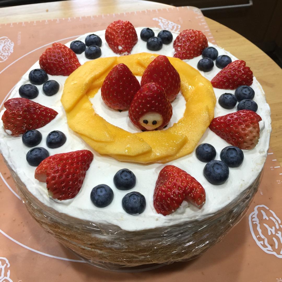 《Tinrry+》草莓奶油蛋糕（8寸配方）