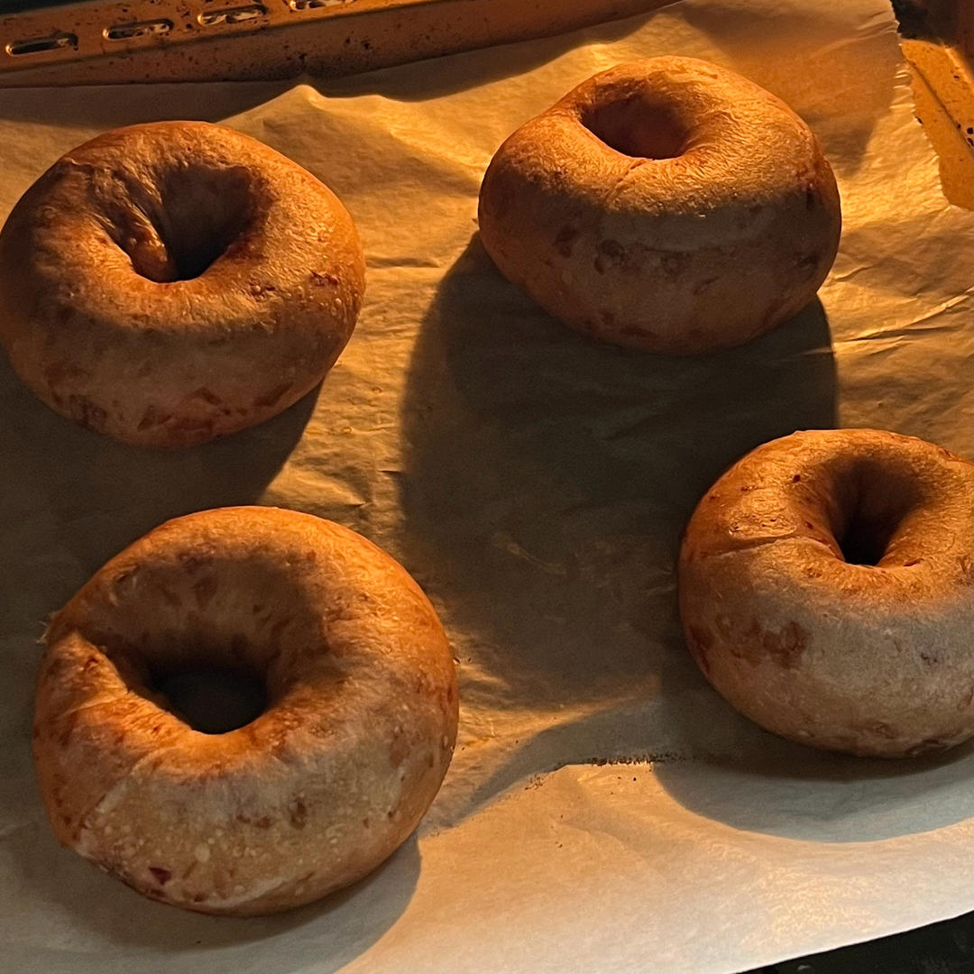 无油低糖🔥隔夜冷藏发酵原味贝果