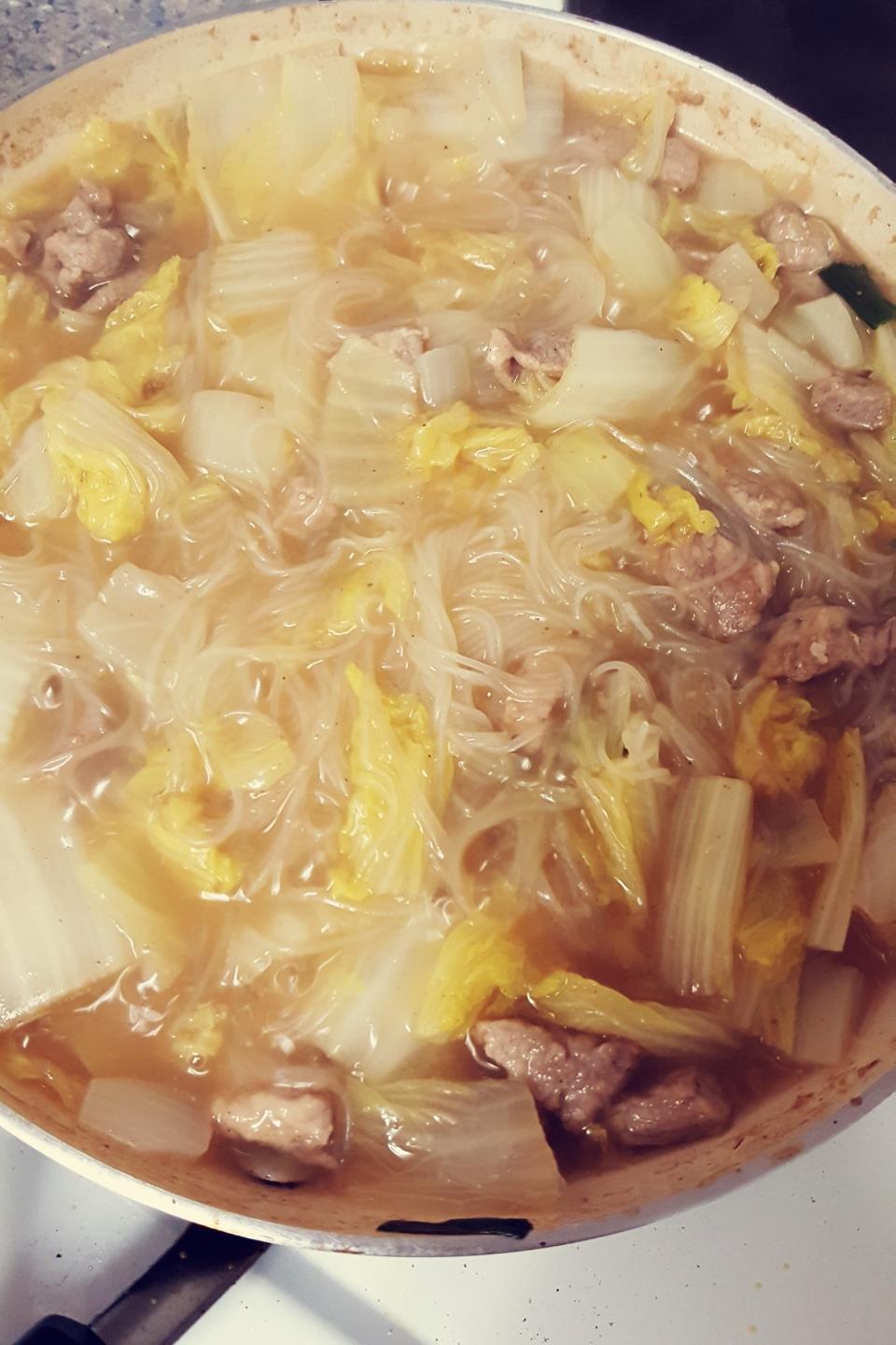 猪肉白菜炖粉条