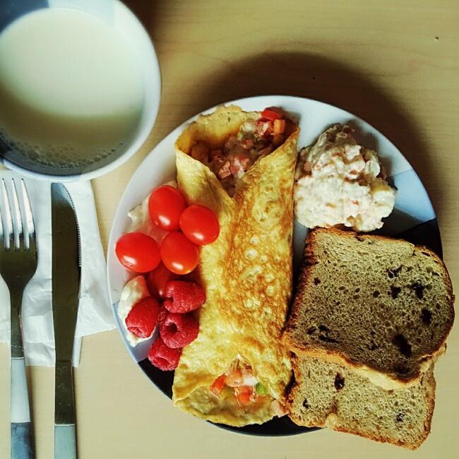 西式早餐—煎蛋饼omelet的做法