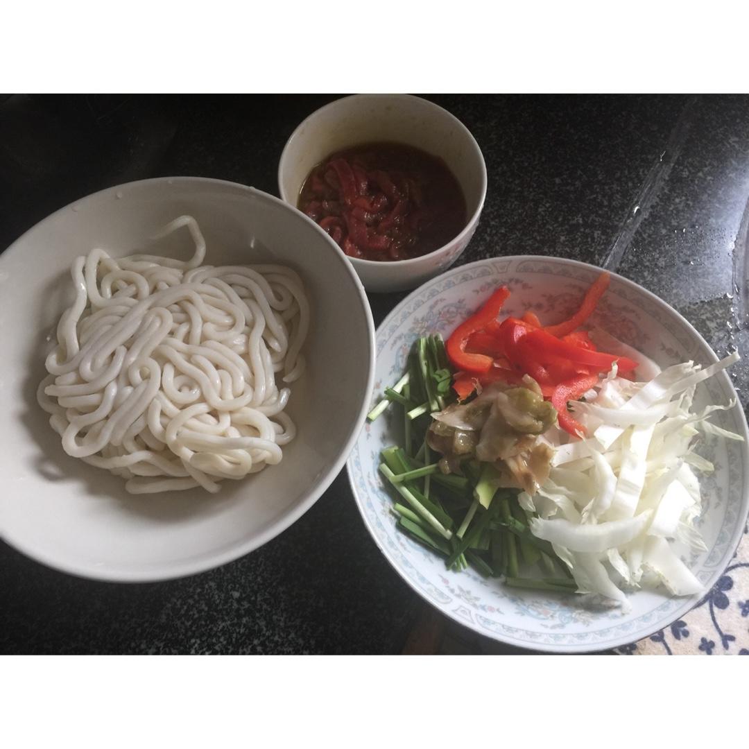 炒乌冬面