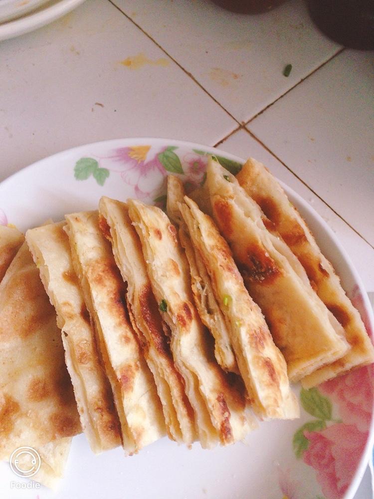 葱油饼-自己做薄脆酥香层层分明且一点儿都不油