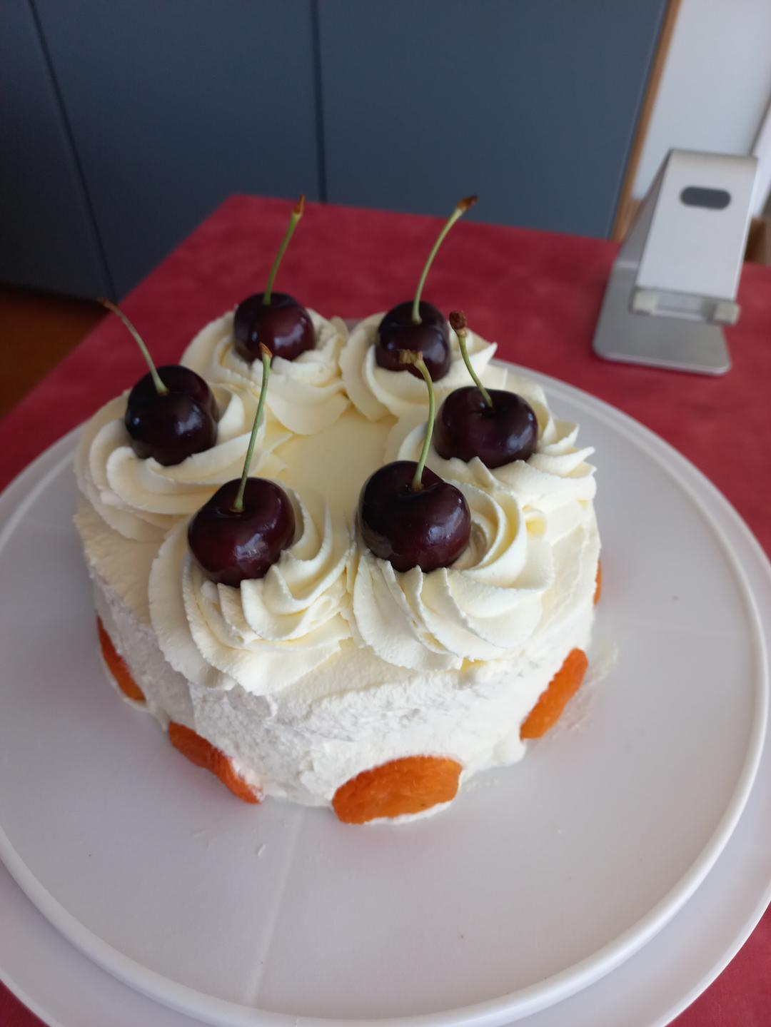 牛奶戚风（青井老师）17厘米烟囱模