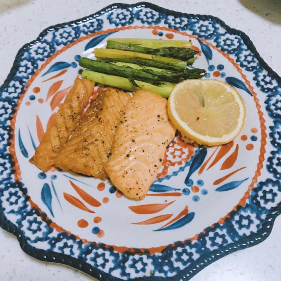 烤三文鱼 简单又好吃