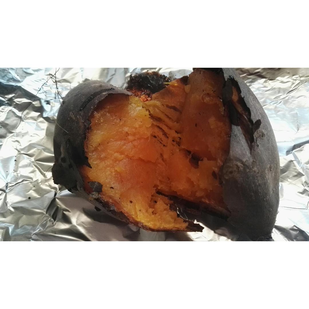 烤箱烤红薯