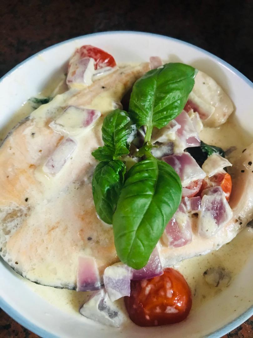 ［三文鱼创新吃法］托斯卡纳三文鱼 Tuscan Salmon