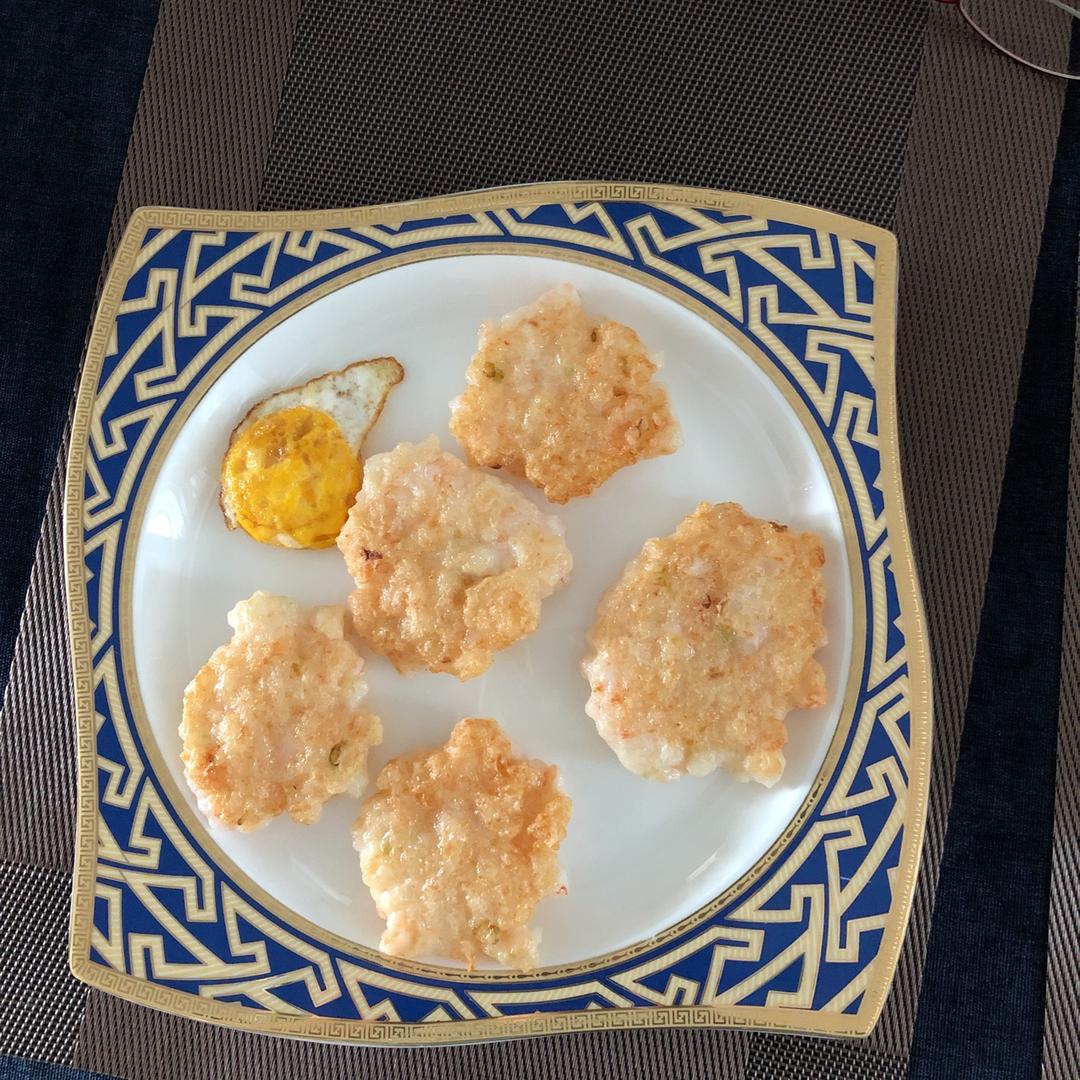 自制虾饼