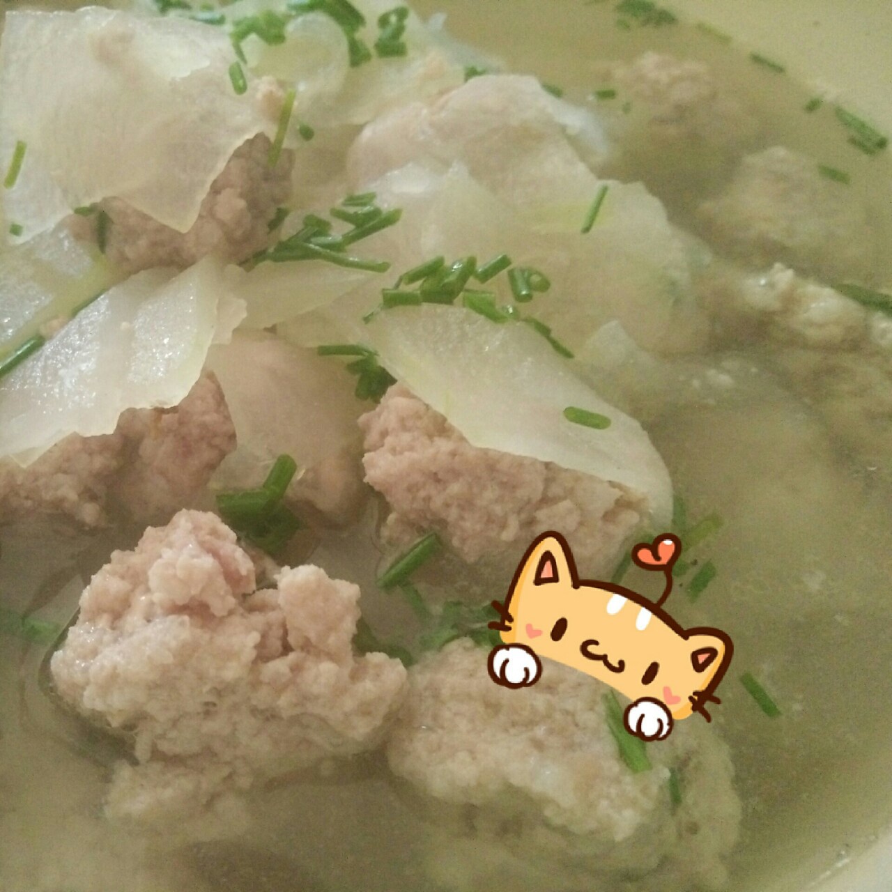 手工肉丸汤