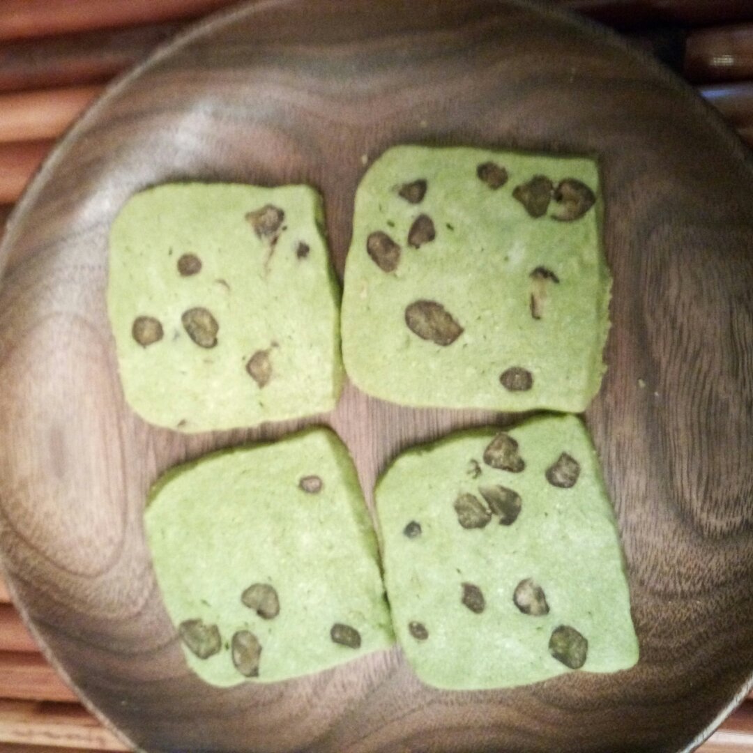 抹茶蜜豆曲奇