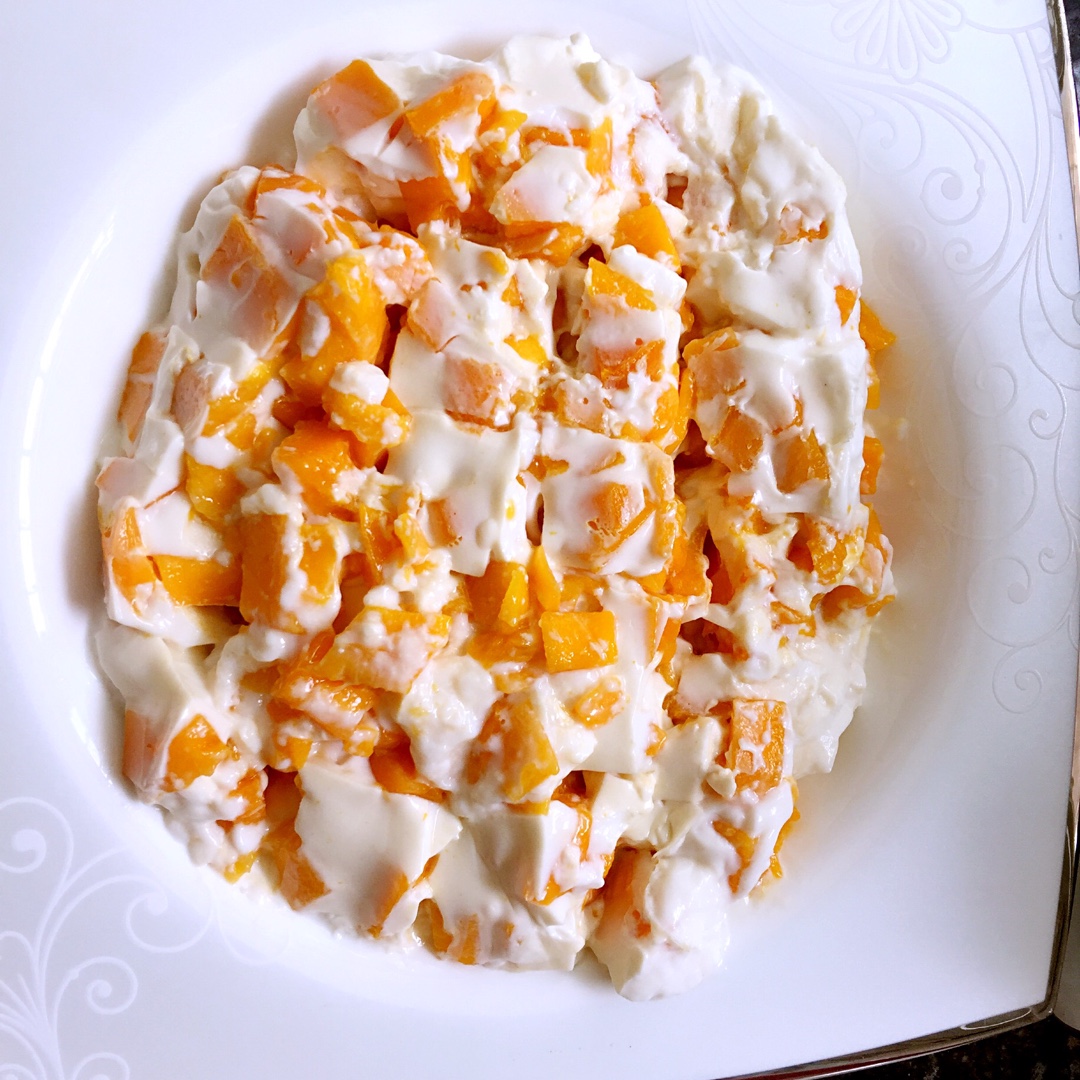 粒粒芒果椰汁冻糕