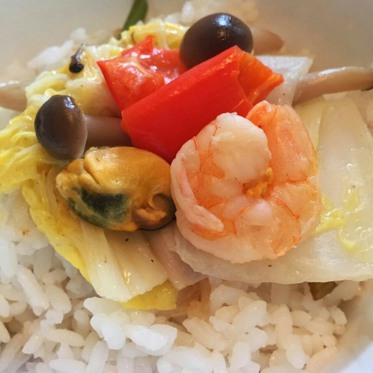 海鲜芝士烩娃娃菜