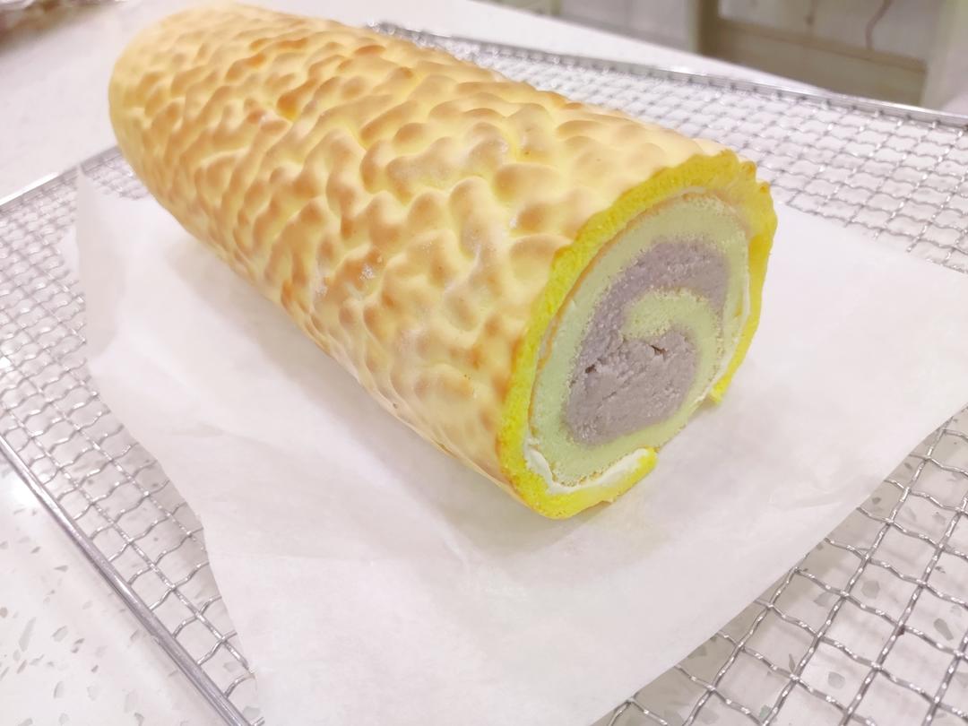 虎皮芋泥蛋糕卷